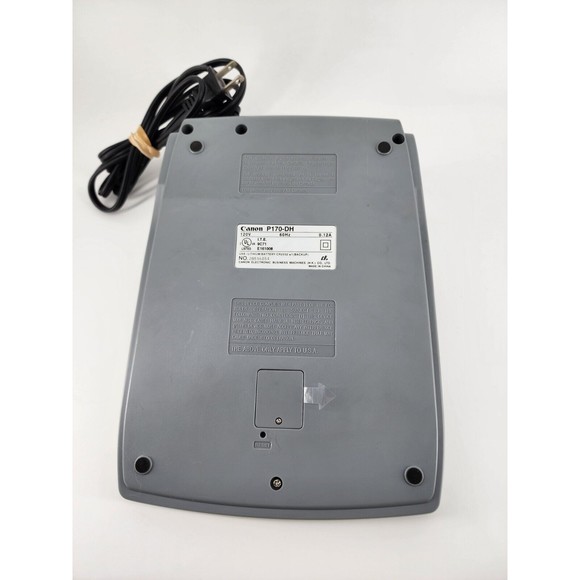 Canon P170-DH 12 Digit 10 Key Adding Business Machine Calendar Clock Calculator - Picture 4 of 14